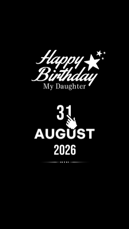 CUMPLEAÑOS HIJA 31 DE AGOSTO