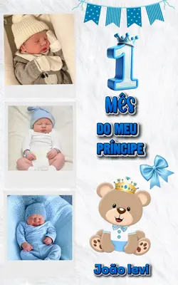 1 mês príncipe 