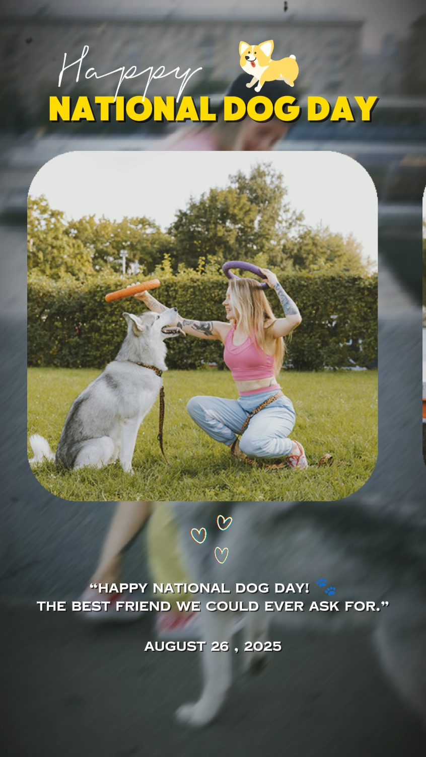 National Dog Day. 