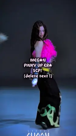MEGAN SCP PINKY UP 