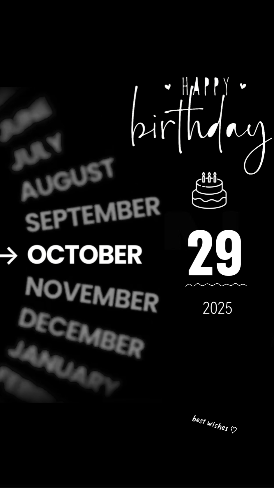 selamat ulang tahun 29 Oktober 2025