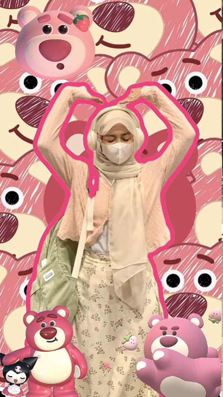 Wallpaper lotso pink