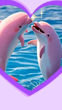 Hermosos delfines