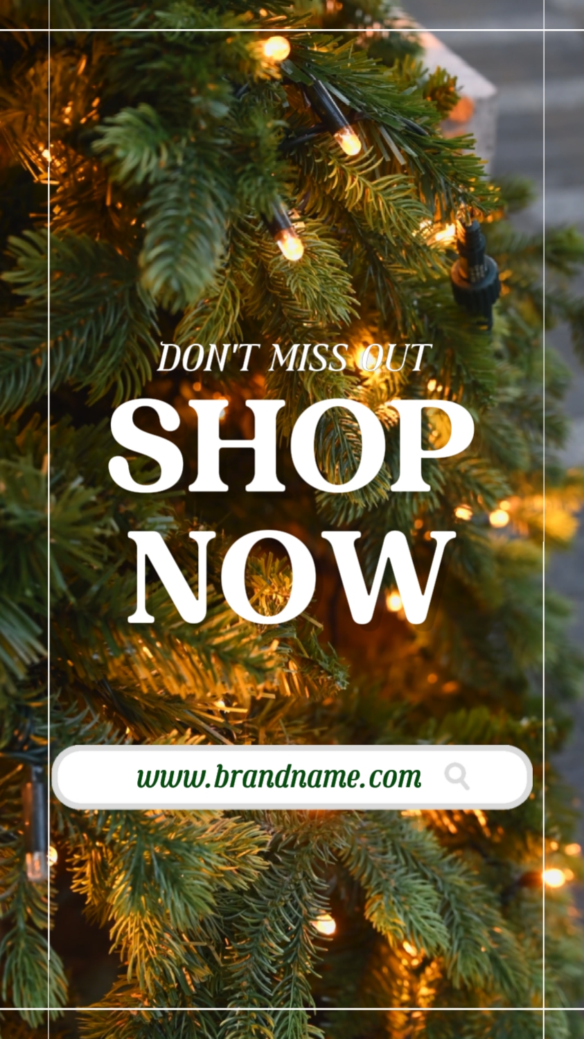 C2B 크리스마스 홈 & 라이트 미니멀리스트 틱톡 스타일 