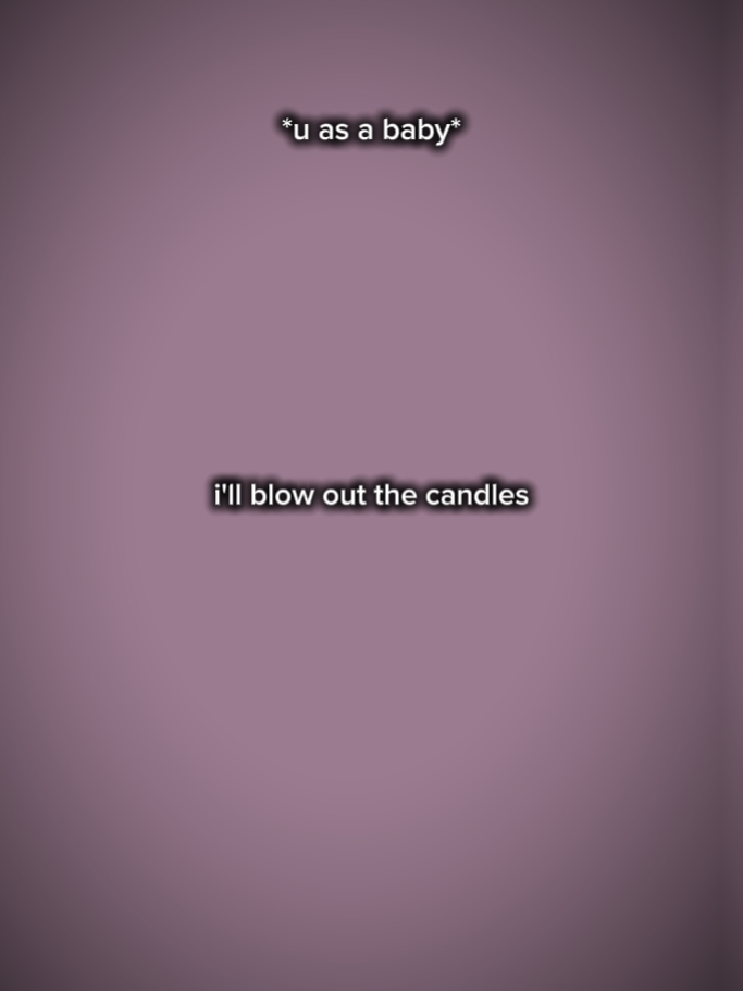 i blow my candle