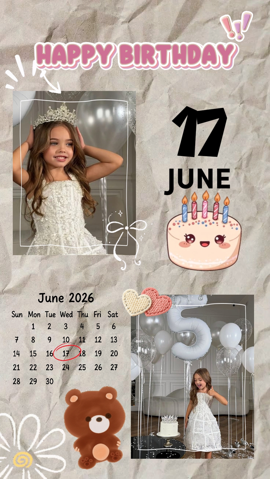 HBD PRINCESA 17 DE JUNHO