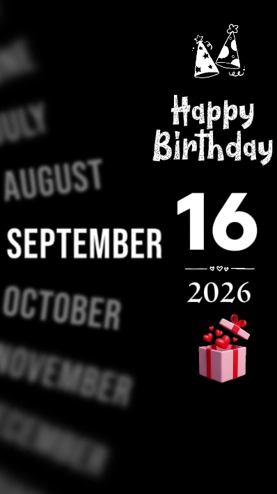 Hbd 16 sep
