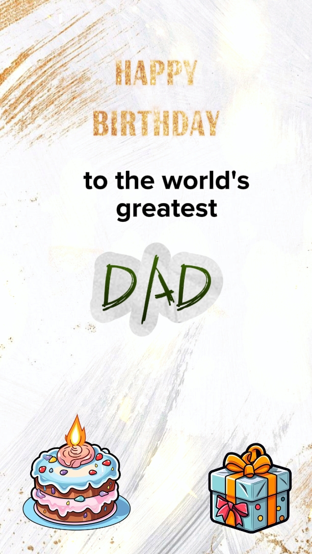Feliz Aniversário Papai