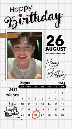 HBD 26 AUGUST 2025
