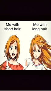 short vs long hair 