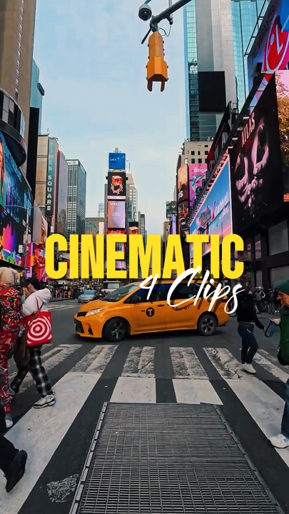 4 clipes cinematográficos 