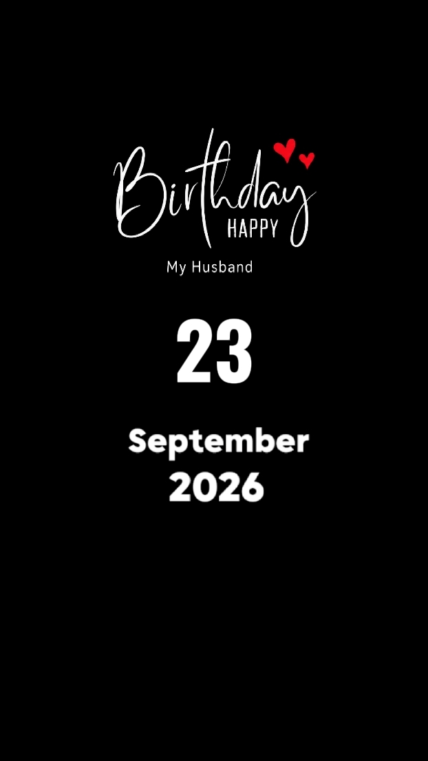 HBD HUSBAND 23 SEPTE