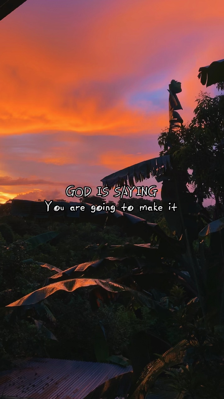 God is saying