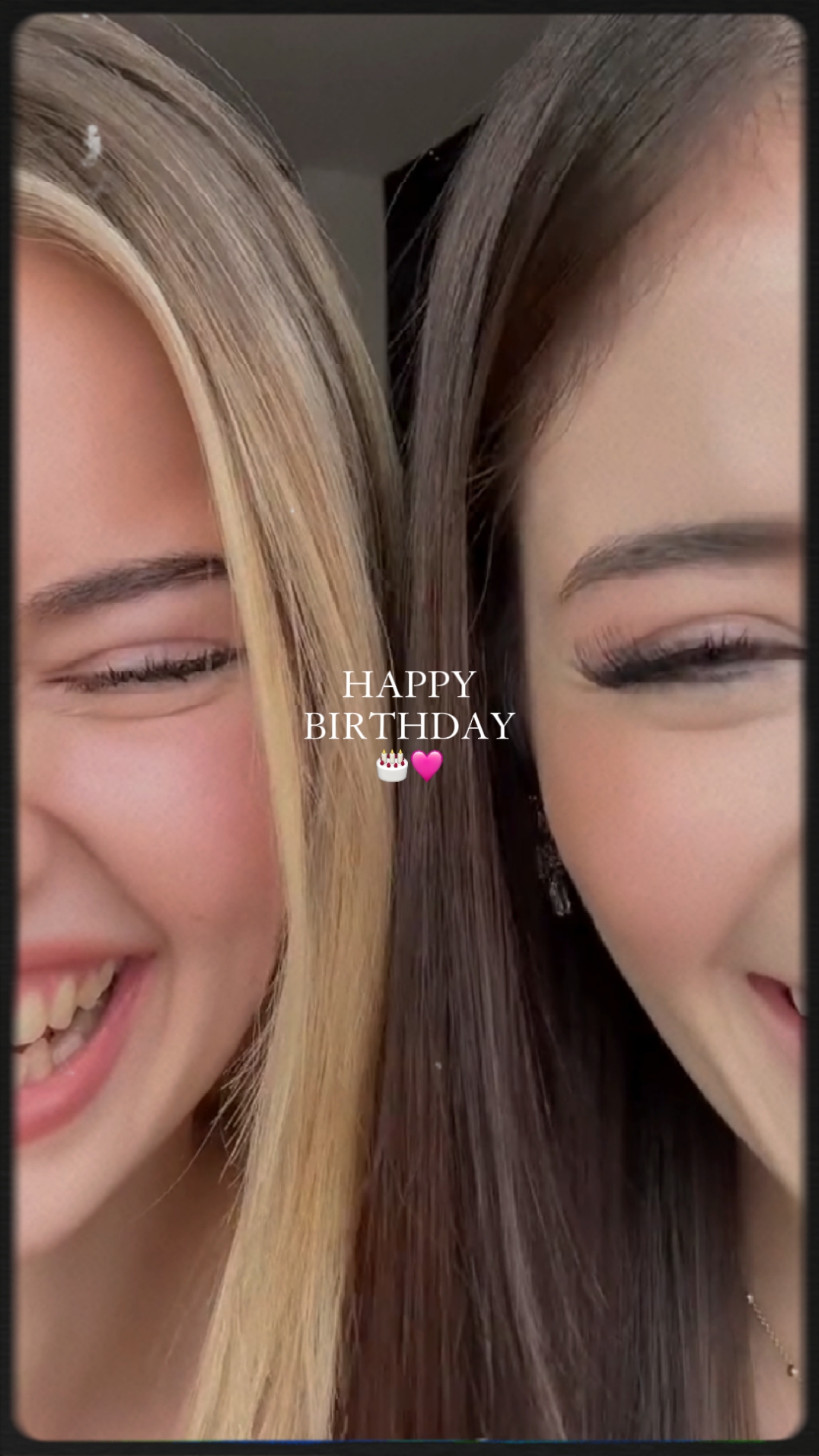 Feliz aniversário melhor amiga