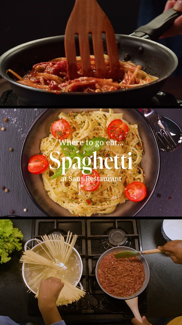 eat spaghetti