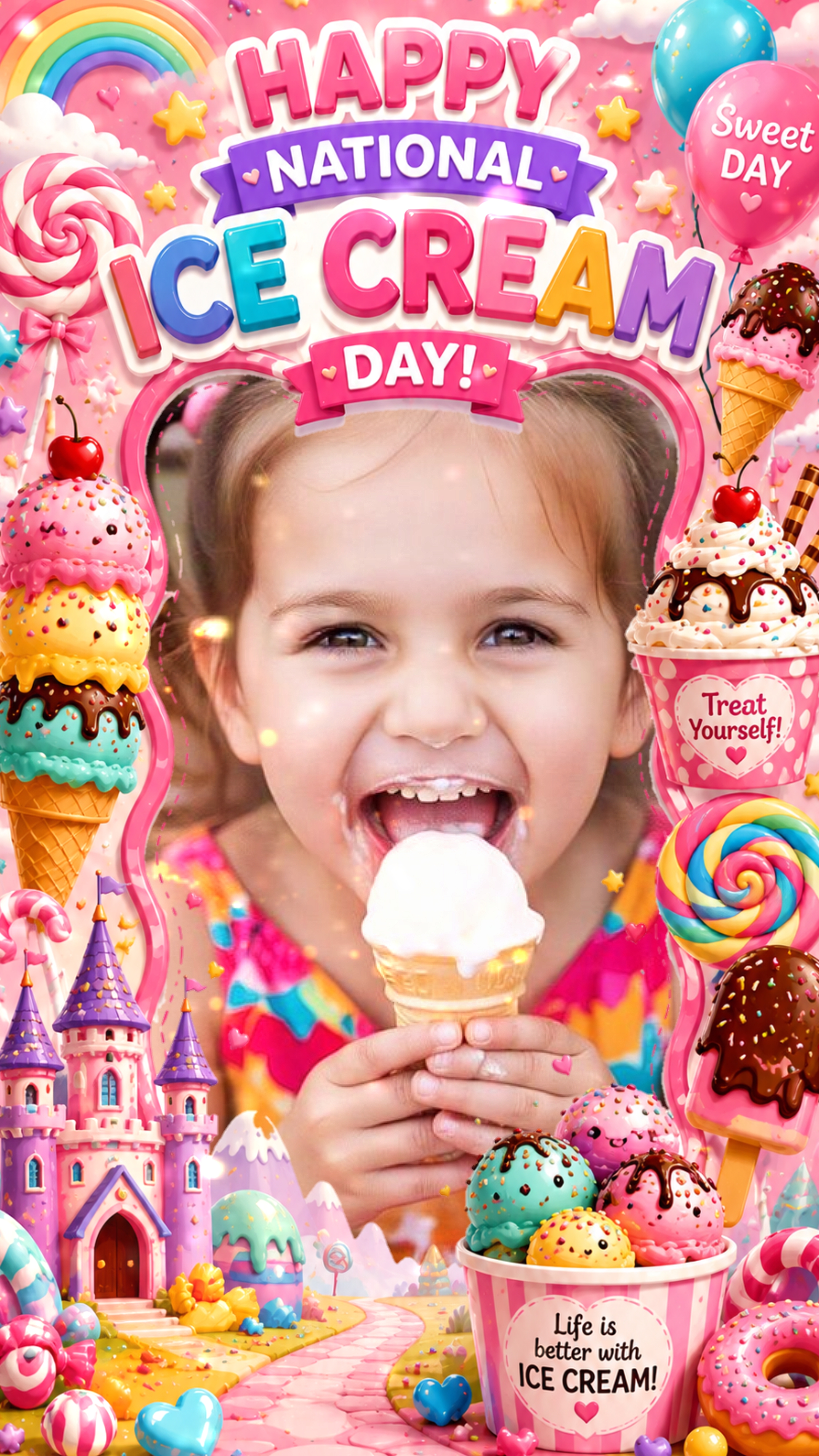 Feliz día del helado 