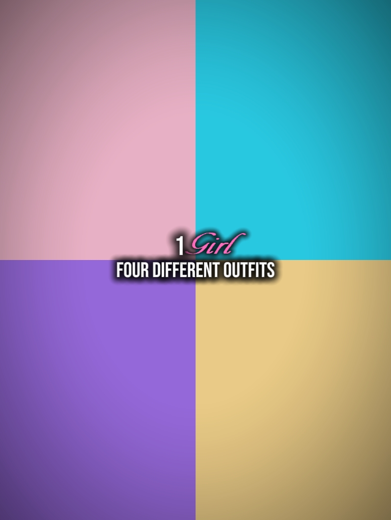 1GRL 4diff. outfit 
