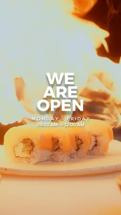 We are open 