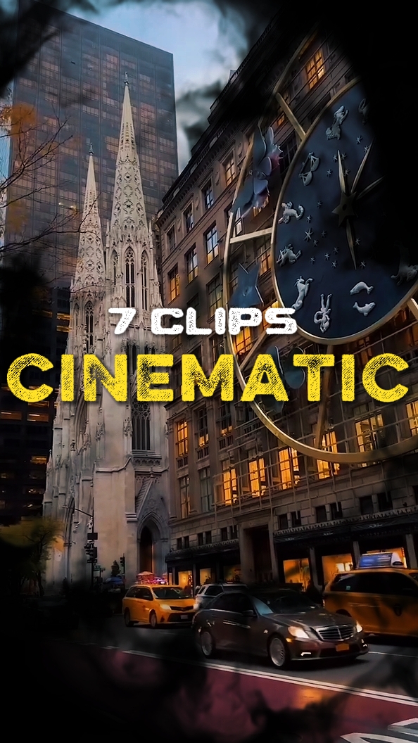 7 clips cinématiques 