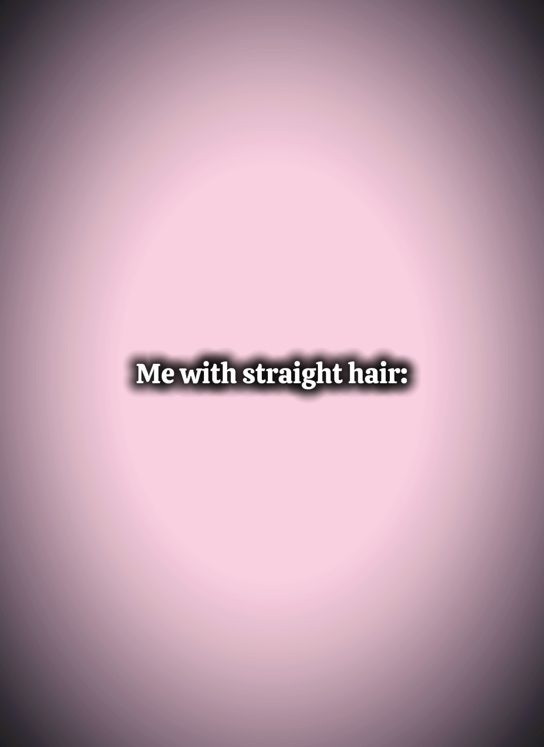 straight hair