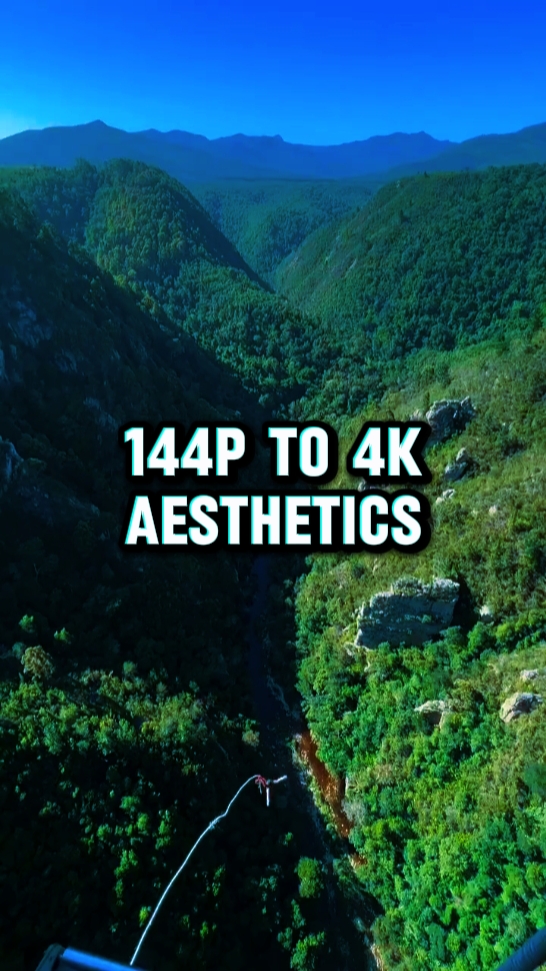 144p to 4k aesthetic