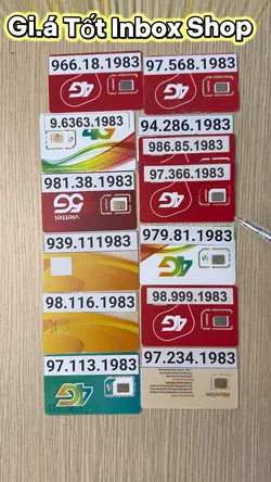 Sim năm sinh 1983