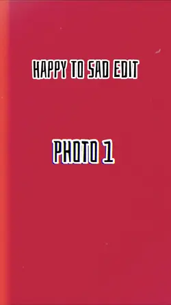 Happy ➡️ Sad