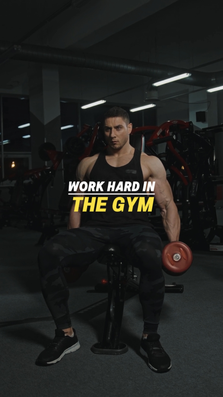 Work hard in the gym