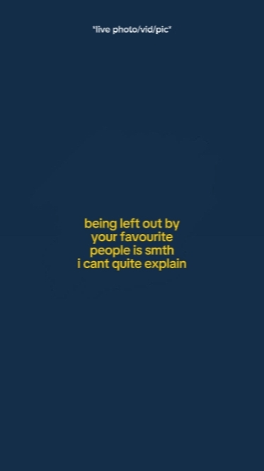beingleftoutbyyourfa
