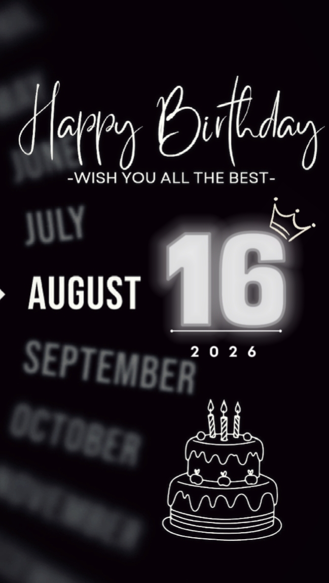 ANNIVERSAIRE MEILLEUR 16 AOÛT