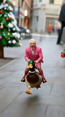 Mini duck riding