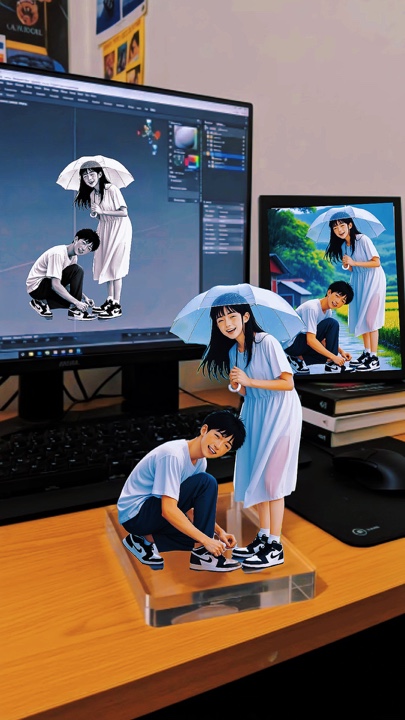 Ai foto 3D viral 
