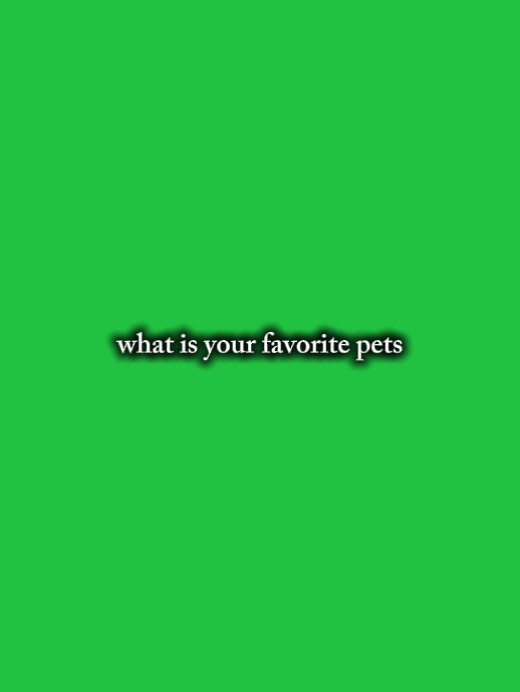Fav' pets
