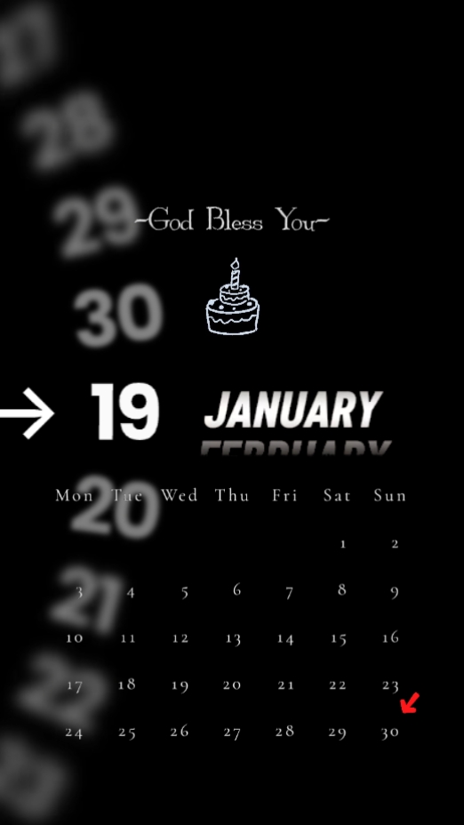 HBD 30 NOVEMBER