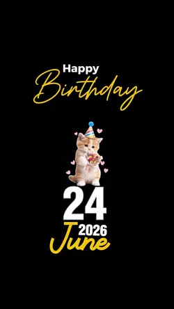 BIRTHDAY CAT