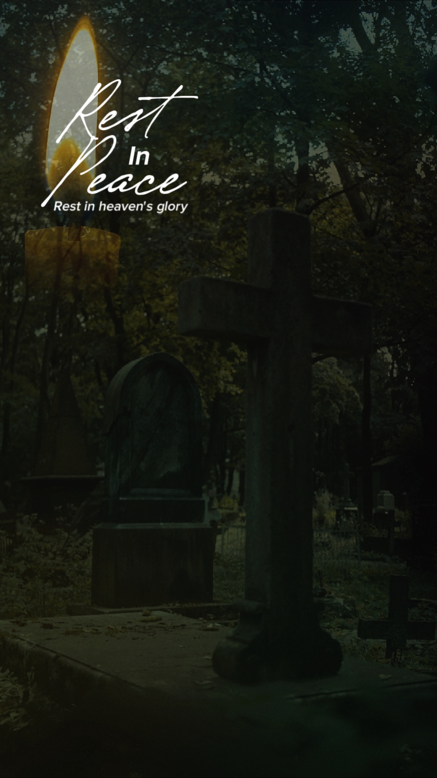 DESCANSE EM PAZ - CONDOLÊNCIA