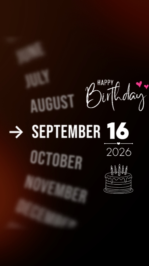 HBD SON 16 SEPTEMBER