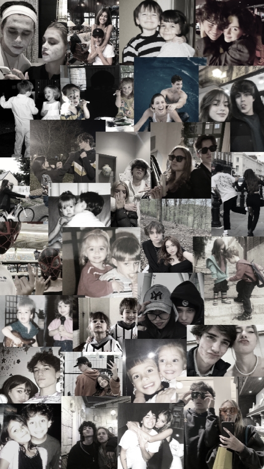 happy siblings 