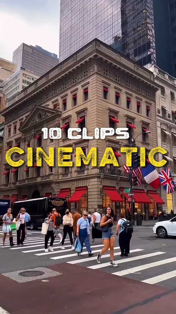 10 clips cinématiques 