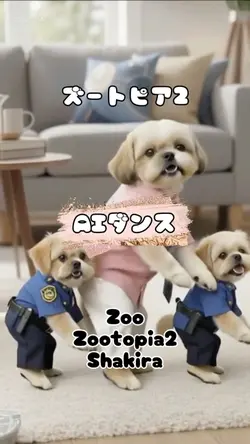 ズートピア2②ペットaiダンス