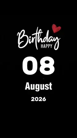 Hbd 08 August 2026