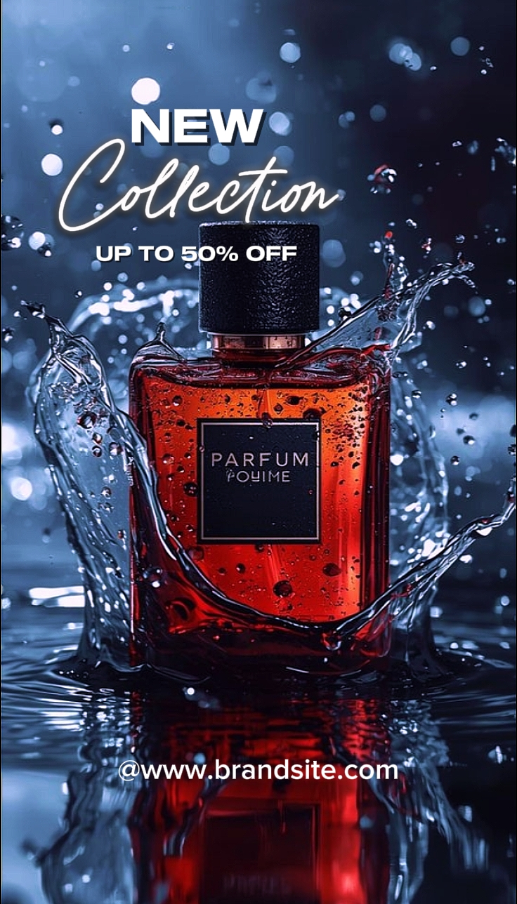 perfume product ads