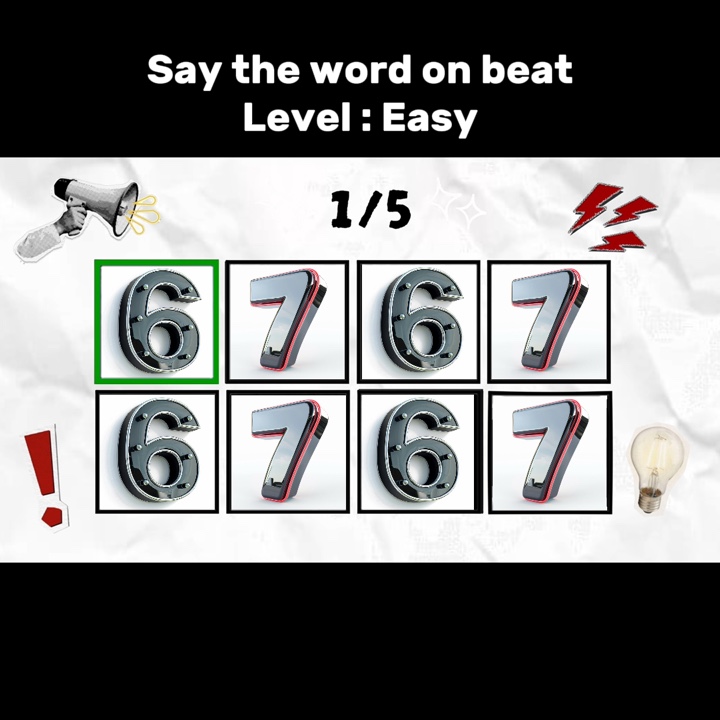 Say word on beat