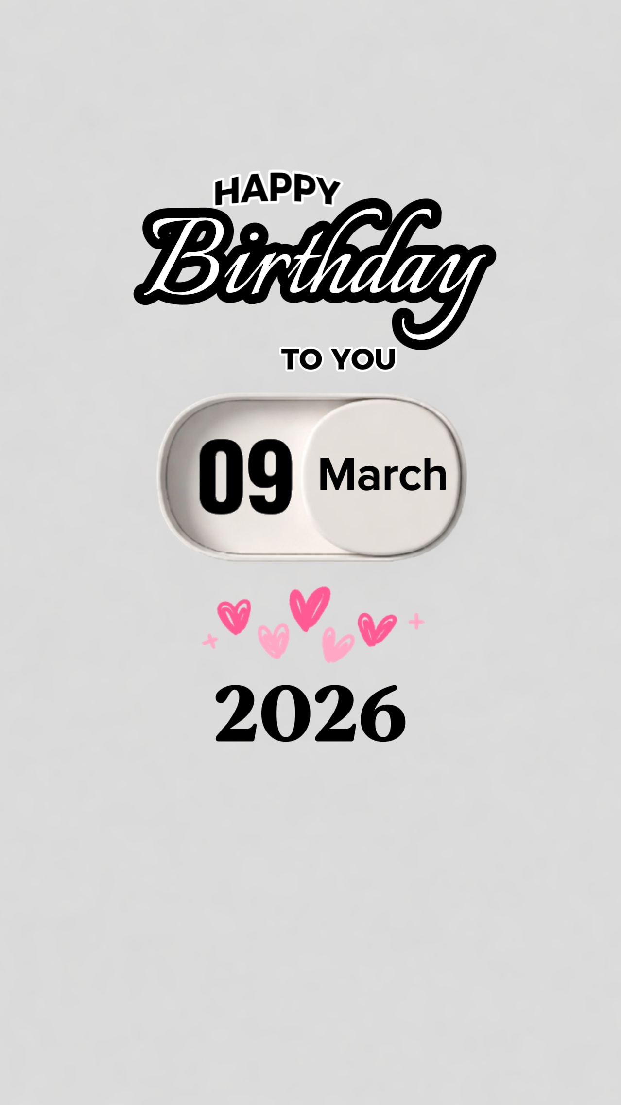 Anniversaire 9 mars