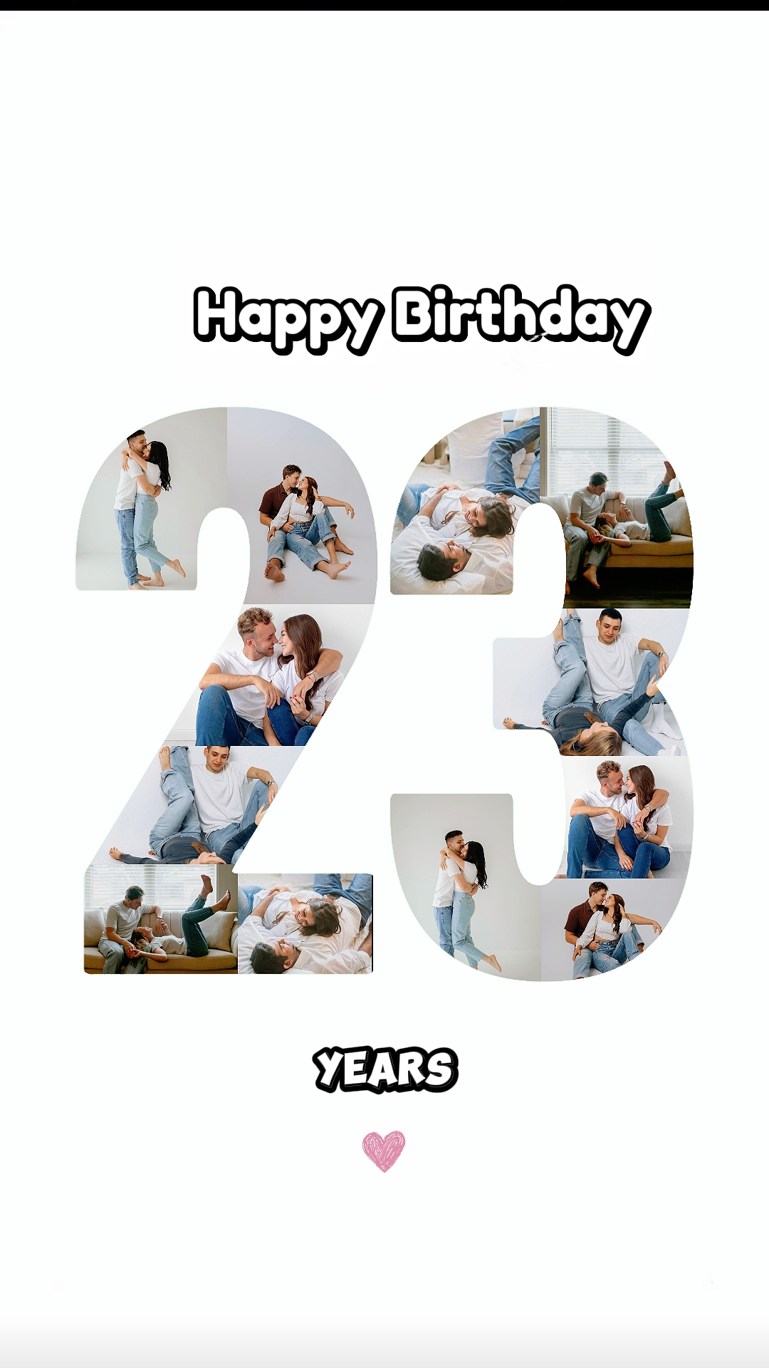 23 years Birthday