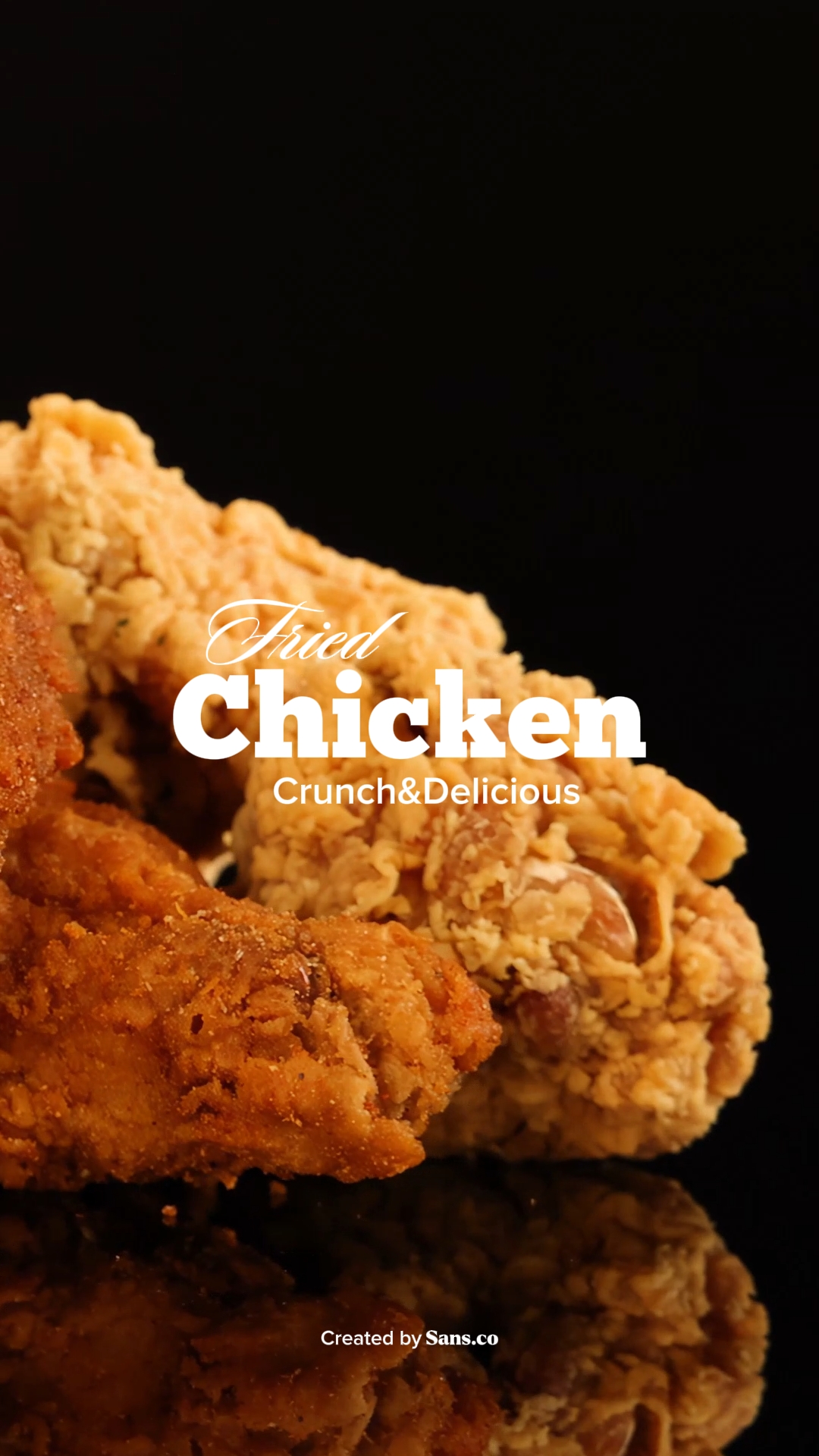 Comida: pollo frito