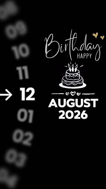 BDAY SON 12 AUGUST 
