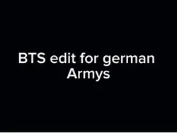 BTS edit germansound