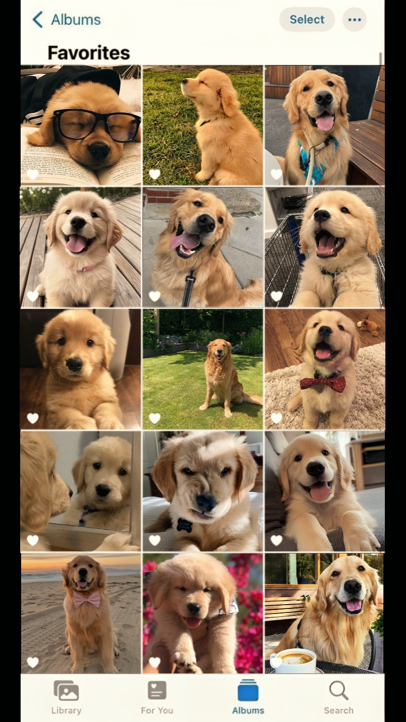 Dog camera roll