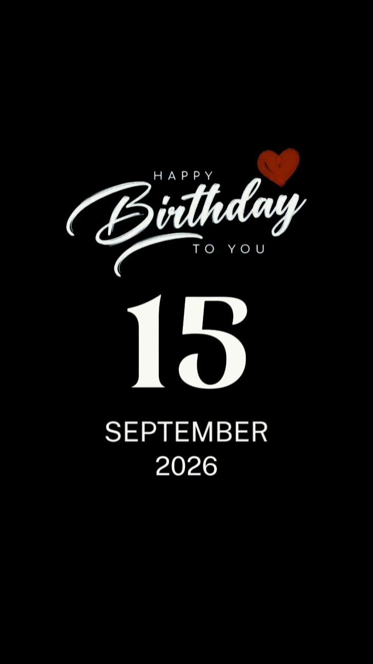 birthday 15september